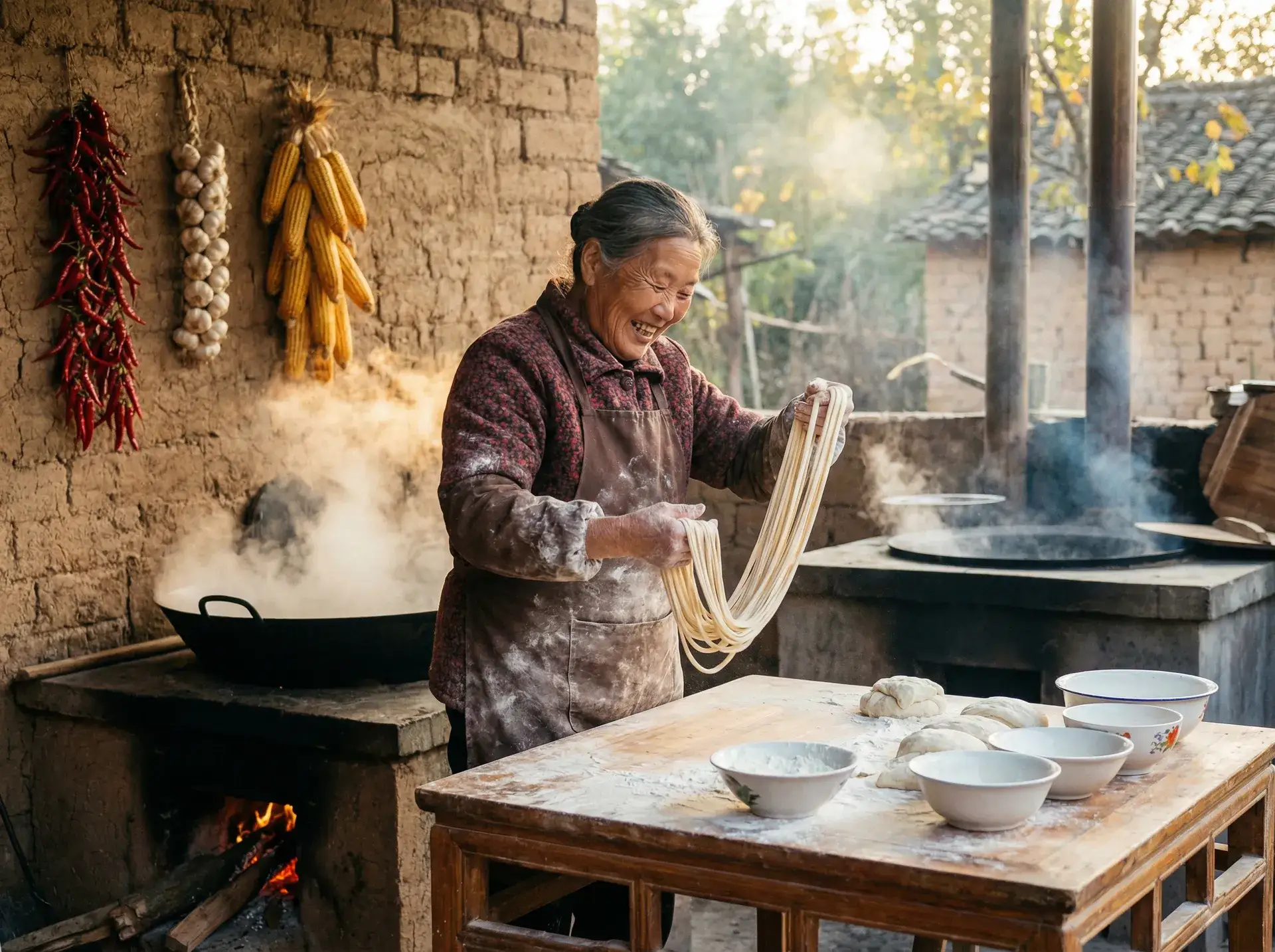 农家大嫂手擀面 - 2012电影免费版完整版观看 乡村美食